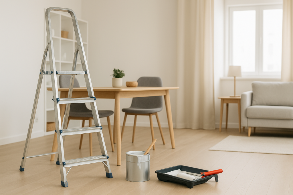 Pis preparat per al lloguer amb decoració neutra i lluminosa